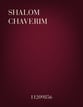 Shalom Chaverim Orchestra sheet music cover